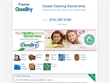Tablet Screenshot of premier-carpet-cleaning.net